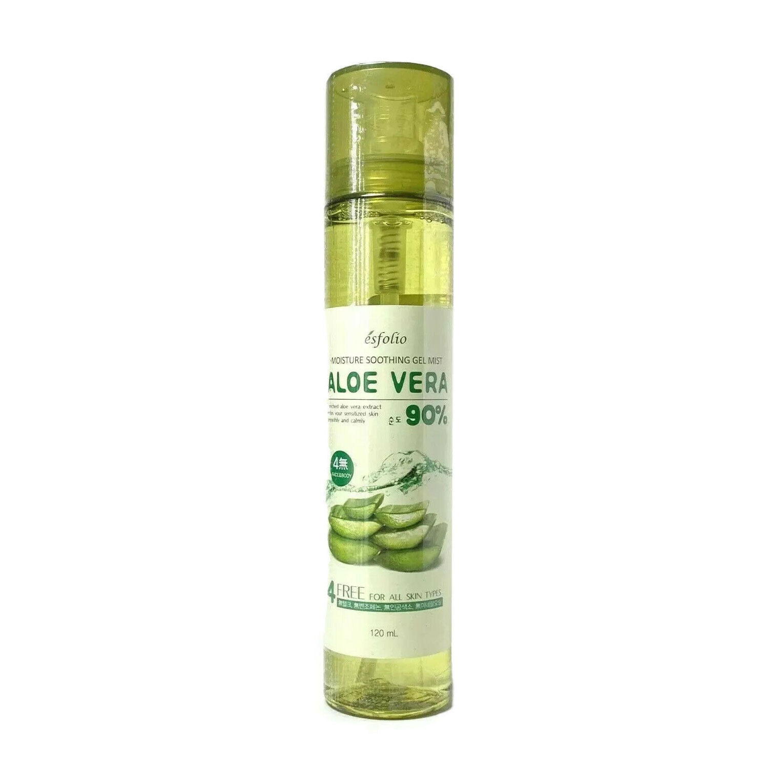Заспокійливий гель-міст для обличчя Esfolio Moisture Soothing Gel Mist Алое вера, 120 мл